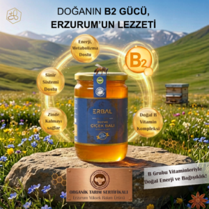 Organik Polifloralı Çiçek Balı (850 gr)